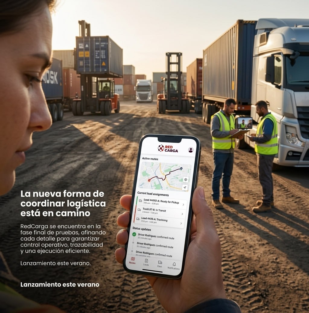 Uso de RedCarga en operación logística en campo